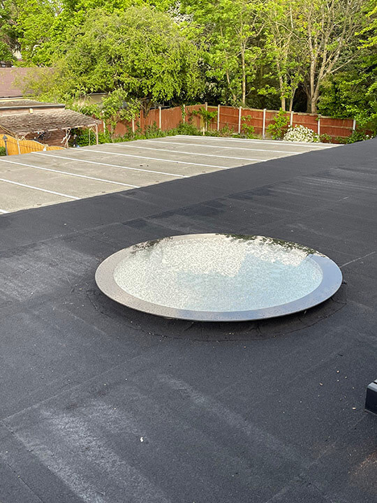 Flat Round Rooflight 600 x 600mm - skylight - roof light